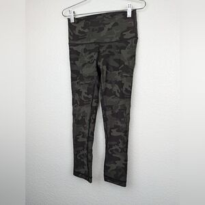 Lululemon Wunder under crop high rise camo